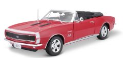 MST31684 - Voiture cabriolet sportif CHEVROLET Camaro SS 396 de 1967 couleur rouge