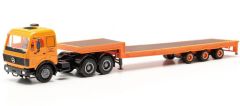 HER317078 - Camion avec porte-engin surbaissé 3 essieux Deutrans – MERCEDES BENZ NG 80