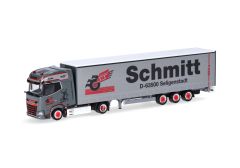 HER317405 - Camion avec remorque 3 essieux SCHMITT SELIGENSTADT – DAF XG 4x2