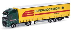 HER317481 - Camion avec remorque bâchée 3 essieux HUNGAROCAMION – VOLVO FH 4x2