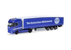 HER317764 - Camion avec remorque 3 essieux HILFSWERK – DAF XG 4x2