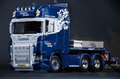 IMC32-0167 - Camion avec plateau surbaissé 3 essieux NOOTEBOOM TIJSSEN BOUW – SCANIAS V8 HIGH ROOF 6x4