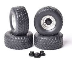 AT3200158 - 4 jantes grise avec pneus NOKIAN Country King 560/60R 22.5