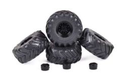 AT3200205 - Accessoire pour chargeuse - 4 jantes noir avec pneus MICHELIN Mega Xbib 750/560-R26