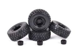 AT3200206 - Accessoire pour chargeuse - 4 jantes noir avec pneus MICHELIN XLD 650-560-R25