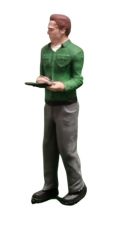 ATLAN32007_VERT - Figurine avec chemise de couleur vert foncé – Chef d'atelier