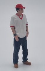 ATLAN32039 - Figuirne avec casquette rouge - Adolescent