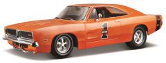 MST32196OR - Voiture de 1969 couleur orange N°1 - DODGE Charger R/T – Harley Davidson