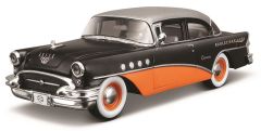 MST32197ZWOR - Voiture de 1955 couleur noir et orange - BUICK Century – Harley Davidson