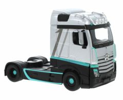 BUR32202 - Camion solo gris et noir - MERCEDES actros Gigaspace 4x2