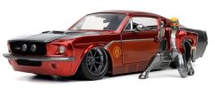 JAD32915 - Voiture du Film LES GARDIENS DE LA GALAXIE avec figurine Star Lord - FORD Mustang Shelby GT500 de 1967