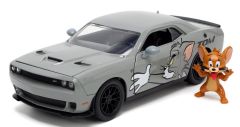 JAD33722 - Voiture TOM ET JERRY avec figurine jerry – DODGE Charger Hellcat de 2015