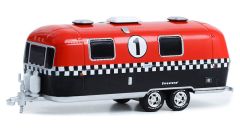 GREEN34130-C - Caravane sous blister de la série HITCHED HOMES - AIRSTREAM deux essieux FIRESTONE #1 1971