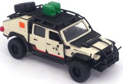 JAD34465 - Voiture de 2020 couleur beige Jurassic World – JEEP gladiator