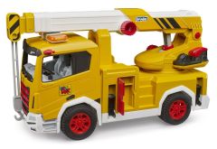BRU3471 - Camion grue de couleur jaune - ROADMAX