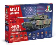 ITA35108 - Maquette à assembler et à peindre - M1A1 Abrams - War Thunder