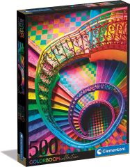 CLE35132 - Puzzle colorboom Escaliers – 500 pièces