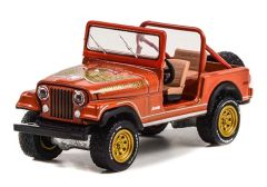GREEN35230-C - Voiture sous blister de la série ALL-TERRAIN - JEEP CJ-7 Golden Eagle de 1981