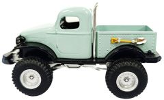 GREEN35310-A - Voiture sous blister de la série ALL-TERRAIN - Camion militaire 4x4 1/2 de 1941 couleur bleu