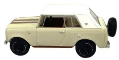 GREEN35310-B - Voiture sous blister de la série ALL-TERRAIN - INTERNATIONAL Scout 800 Sportop de 1967 couleur beige et marron