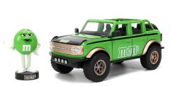 JAD35473 - Voiture avec figurine M&M's - FORD Bronco de 2021 couleur vert