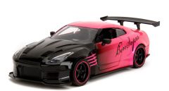 JAD35500 - Voiture de la série Pink Slips - BEN SOPRA - NISSAN GTR de 2009 couleur noire et rose
