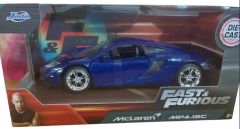 JAD35695 - Voiture du film Fast & Furious - McLAREN MP4 12C de couleur bleu