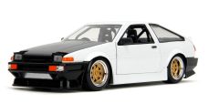 JAD35956 - Voiture de 1986 couleur blanche - JDM TUNERS - TOYOTA Trueno AE86