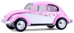 GREEN36120-A - Voiture sous blister de la série CLUB VEE-DUB - VW Beetle de 1950 couleur rose