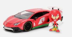 JAD36264 - Voiture du film Sonic avec figurine KNUCKLES - LAMBORGHINI Aventador SV