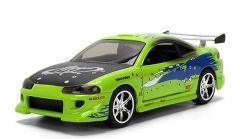 JAD36356 - Voiture de 1995 couleur verte - Fast and Furious - MITSUBISHI Eclipse Burn Effect