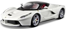 BUR36902WI - Voiture de couleur blanche - FERRARI  LaFERRARI