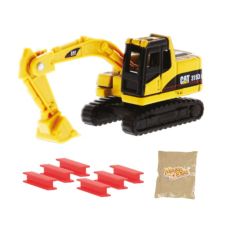 CARRERA37085961 - Engin de chantier avec sable magique et accessoire -Pellteuse CAT 315D