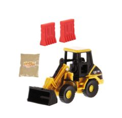 CARRERA37085963 - Engin de chantier avec sable magique et accessoire - Chargeuse CAT 906
