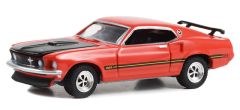 GREEN37270-C - Voiture sous blister de la série 50eme anniversaire de BARRETT JACKSON - FORD mustang custom fastback