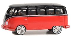 GREEN37290-B - Van couleur rouge et noir sous blister de la série Barrett jackson – VW 23 Window 1956