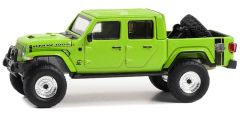 GREEN37290-F - Voiture de couleur verte sous blister de la série Barrett jackson - JEEP Gladiator Custom Hellephant 2021