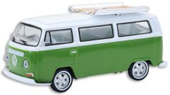 GREEN37330-C - Voiture sous blister de la série BARRETT JACKSON - VW Type 2 van couleur vert et blanc 1968