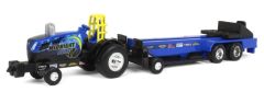 ERT37940-2 - Tracteur pulling de couleur bleu avec remorque – NEW HOLLAND Midnight Blue