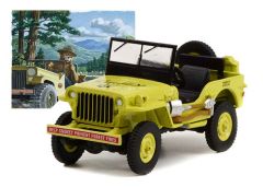 GREEN38020-A - Voiture sous blister de la série SMOKEY BEAR - JEEP Willys MB de 1942