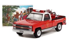 GREEN38020-E - Voiture de pompiers sous blister de la série SMOKEY BEAR - CHEVROLET C20 de 1984