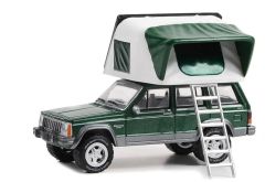 GREEN38050-E - Voiture sous blister de la série THE GREAT OUTDOORS - JEEP Cherokee Laredo 1992