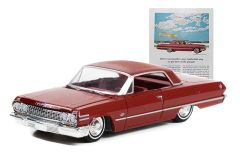 GREEN39100-A - Voiture sous blister de la série VINTAGE AD CARS - CHEVROLET Impala Sport coupé 1963