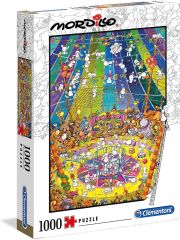 CLE39536 - Puzzle Mordillo Au cirque – 1000 pièces