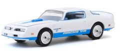 GREEN30150 - Voiture de 1978 couleur blanche et bleue - PONTIAC Firebird Macho Trans AM