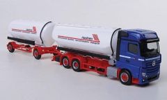 HER301589 - Porteur citerne MERCEDES Actros Bigspace avec citerne  de l'entreprise RIWATRANS