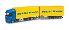 HER301794 - Porteur MERCEDES Actros Bigspace avec remorque pour container de l'entreprise WILLI BETZ