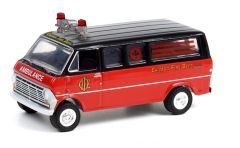GREEN30242 - Véhicule Ambulance des pompiers de Chicago 1969 – FORD club Wagon
