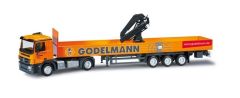 HER302579 - Camion avec remorque plateau MERCEDES Actros M de l'entreprise GODELMANN