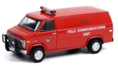GREEN30277 - Véhicule des Pompiers de New York sous Blister – GMC Vandura 1989